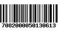 Código de Barras 7082000050130613