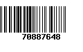 Código de Barras 70887648