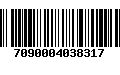 Código de Barras 7090004038317