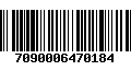 Código de Barras 7090006470184