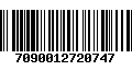 Código de Barras 7090012720747