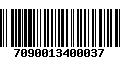 Código de Barras 7090013400037