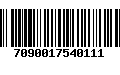 Código de Barras 7090017540111