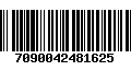 Código de Barras 7090042481625