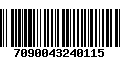 Código de Barras 7090043240115