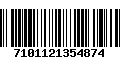 Código de Barras 7101121354874