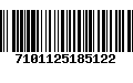 Código de Barras 7101125185122