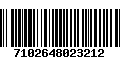 Código de Barras 7102648023212