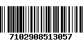 Código de Barras 7102908513057