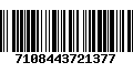 Código de Barras 7108443721377