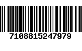 Código de Barras 7108815247979