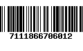 Código de Barras 7111866706012