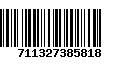 Código de Barras 711327385818