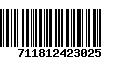 Código de Barras 711812423025