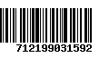 Código de Barras 712199031592