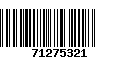 Código de Barras 71275321