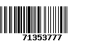 Código de Barras 71353777