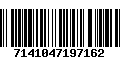 Código de Barras 7141047197162