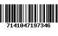Código de Barras 7141047197346