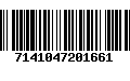 Código de Barras 7141047201661