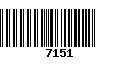 Código de Barras 7151