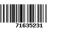 Código de Barras 71635231