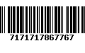 Código de Barras 7171717867767