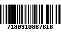 Código de Barras 7180310867616