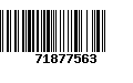 Código de Barras 71877563