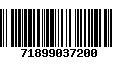 Código de Barras 71899037200