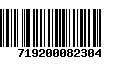 Código de Barras 719200082304