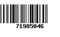 Código de Barras 71985046