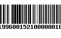 Código de Barras 71996001521000000100