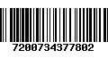 Código de Barras 7200734377802