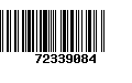 Código de Barras 72339084