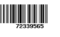 Código de Barras 72339565