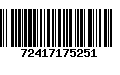 Código de Barras 72417175251