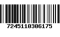 Código de Barras 7245110306175