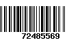 Código de Barras 72485569