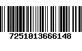 Código de Barras 7251013666148