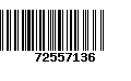 Código de Barras 72557136