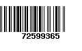 Código de Barras 72599365