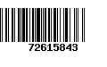 Código de Barras 72615843