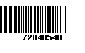 Código de Barras 72848548