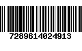 Código de Barras 7289614024913