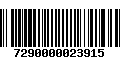 Código de Barras 7290000023915