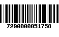 Código de Barras 7290000051758