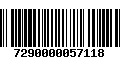 Código de Barras 7290000057118