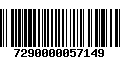 Código de Barras 7290000057149