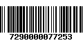 Código de Barras 7290000077253